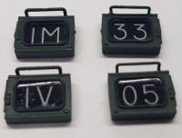 K2600-84G D600 Class 41 Warship Diesel headcode box surround - as used in our exclusive D600 Model